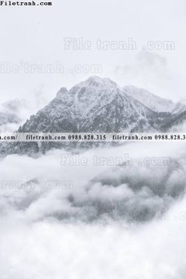 File gốc tranh den trang phong canh 550 (in mica) làm quà tặng