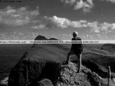 File gốc tranh den trang phong canh 590 (in ấn) màu sắc trung thực