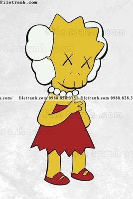 Ảnh gốc tranh gau kaws gau hung bao 513 (siêu chi tiết) để in ấn
