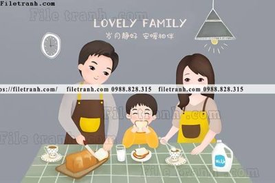 Tải file tranh gia dinh 606 (gốc) chủ đề tâm linh