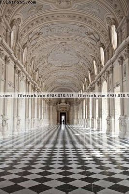 Tải file tranh hanh lang 3d 306 (gốc) chủ đề hoa sen