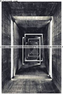 File in lụa tranh hanh lang 3d 322 (phong cảnh) tranh hanh lang 3d 322