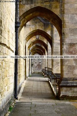 File in ấn cao cấp tranh hanh lang 3d 348 (file gốc)