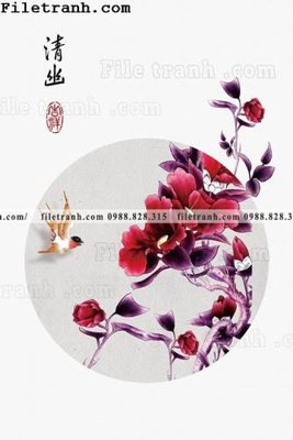 Mua file gốc tranh hieu ung ba chieu tron phong cach Trung Quoc 120 (PSD) tại Filetranh.com