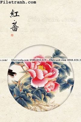 File tranh tranh hieu ung ba chieu tron phong cach Trung Quoc 157 (gốc) chủ đề động vật