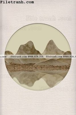 Tải file tranh hieu ung ba chieu tron phong cach Trung Quoc 171 (gốc) làm tranh trang trí