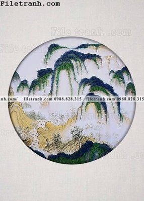 File tranh tranh hieu ung ba chieu tron phong cach Trung Quoc 216 (gốc) chủ đề con người