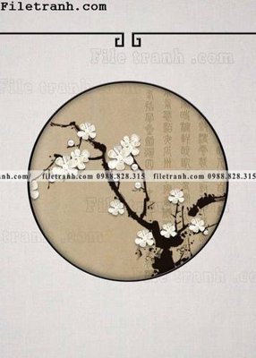 File in trần tranh hieu ung ba chieu tron phong cach Trung Quoc 254 (file gốc) chủ đề vũ trụ