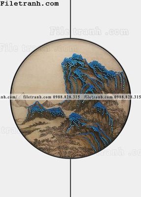 File gốc tranh hieu ung ba chieu tron phong cach Trung Quoc 282 (in tráng gương) ốp tường