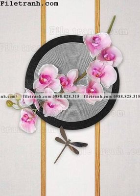 File in mica tranh hieu ung ba chieu tron phong cach Trung Quoc 296 (bản gốc) sắc sảo