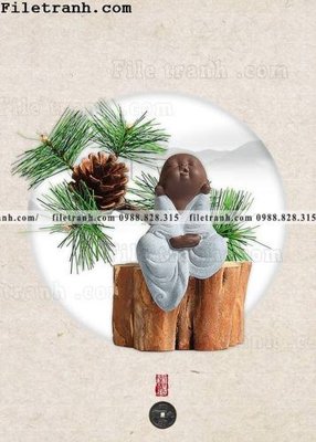 File gốc tranh hieu ung ba chieu tron phong cach Trung Quoc 301 cho in ấn và thiết kế