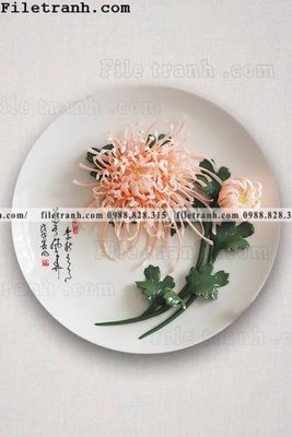 Chi tiết file gốc tranh hieu ung ba chieu tron phong cach Trung Quoc 318 (cho in tráng gương)