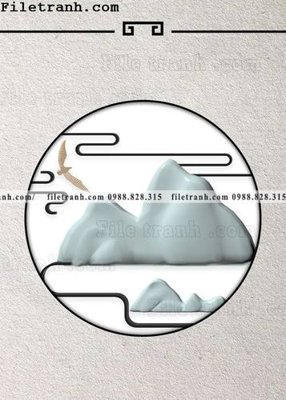 File in trần tranh hieu ung ba chieu tron phong cach Trung Quoc 394 (file gốc) chủ đề vũ trụ