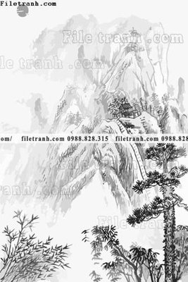 File PSD tranh hinh anh vector phong cach muc 1533 (bản gốc) cho nhà in