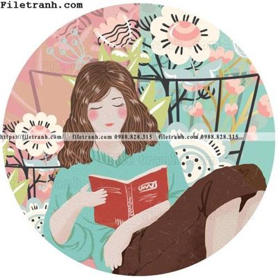 File tranh tranh hinh tron bac au 112 (gốc) phong cách tối giản