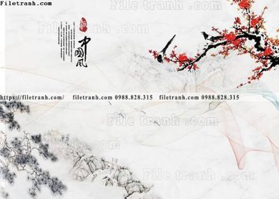 Download file gốc tranh hoa dao hien dai 534 (dùng cho in ấn)