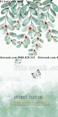 File gốc tranh hoa la phong cach bac au 605 (phiên bản chuẩn) để in ấn