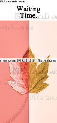 File in trần tranh hoa la phong cach bac au 616 (bản gốc 3D) sống động