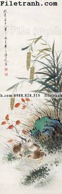 Tải về file tranh gốc tranh hoa va chim dep 145 (để in quảng cáo)