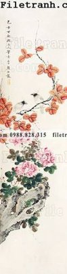 File ảnh tranh hoa va chim dep 152 (gốc) in poster
