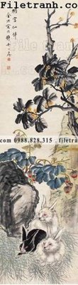File gốc tranh hoa va chim dep 169 (in mica) làm bảng hiệu