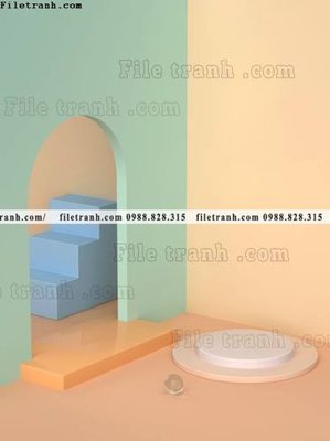 File PSD tranh khong gian truu tuong 652 (bản gốc) đã tách nền