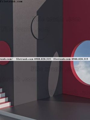 File PSD tranh khong gian truu tuong 665 (bản gốc) chất lượng nhất