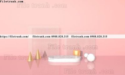 File tranh tranh khong gian truu tuong 696 (bản gốc) in lụa dán tường