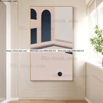 Download file gốc tranh kien truc 3d ve tay 501 (in mica) logo