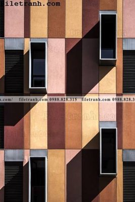 File PSD tranh kien truc kieu doc 102 (gốc) cho in quảng cáo