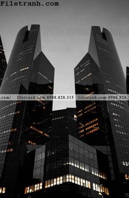 File ảnh tranh kien truc kieu doc 114 (gốc) in quảng cáo ngoài trời