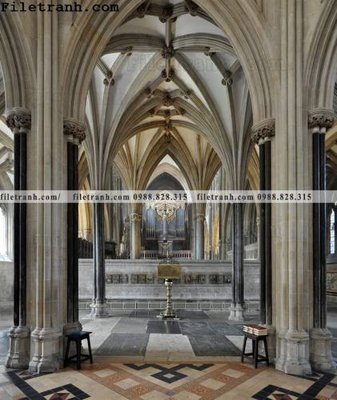 Tải file gốc tranh kien truc kieu doc 116 (bản PSD) còn layer