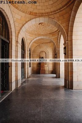 Tải file gốc tranh kien truc kieu doc 130 (in bạt) quảng cáo