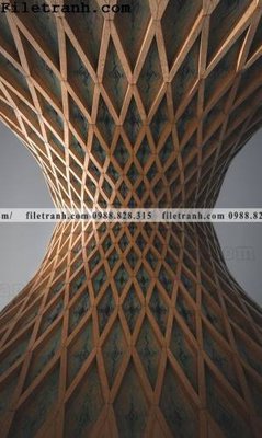 File tranh in tráng gương tranh kien truc kieu doc 190 (siêu nét)