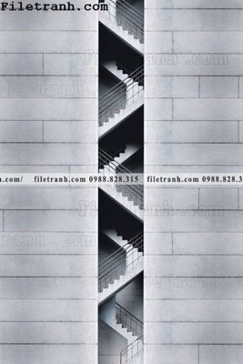 File tranh in trần 3D tranh kien truc kieu doc 214 (ảnh gốc)