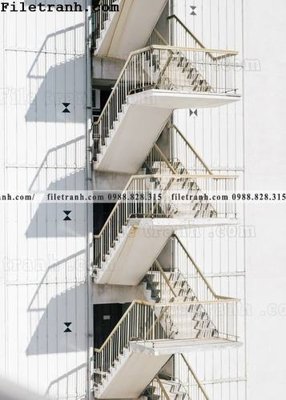 File tranh tranh kien truc kieu doc 217 (ảnh gốc) in trần nhà