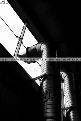 File tranh tranh kien truc kieu doc 240 (bản gốc) in lụa 3D