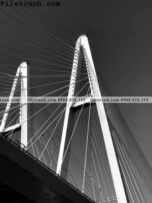 File ảnh tranh kien truc kieu doc 243 (gốc) in poster