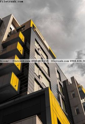 File tranh gốc tranh kien truc kieu dung toa nha 532 (bản đẹp) độc quyền