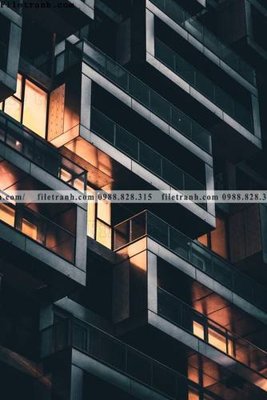 Download file gốc tranh kien truc kieu dung toa nha 587 (in lụa) cao cấp