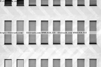 File gốc tranh kien truc kieu ngang 609 (ảnh chi tiết) để in trần