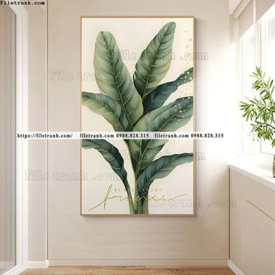 Download file tranh la cay xanh cua so anh sang 504 (chất lượng in ấn)