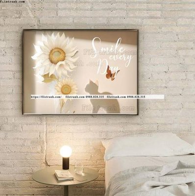 Tải file tranh lo hoa va meo 512 (PSD) cho in tranh 3D