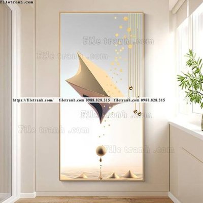 File gốc in ấn tranh loi vao 3d truu tuong 504 (sẵn sàng tải về)