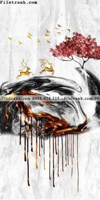 Ảnh gốc tranh loi vao hien dai huou nai dep 234 (nét căng) in mica