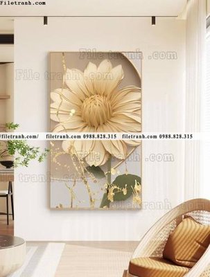 File gốc tranh loi vao hoa 5d sieu dep 525 (in lụa) chi tiết cao