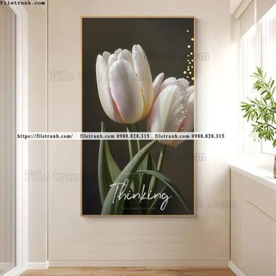 Download file gốc tranh loi vao hoa 5d sieu dep 546 (in lụa) tranh 3D