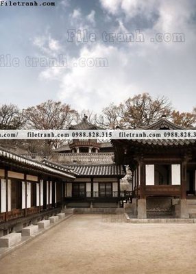 Ảnh gốc tranh mai hien trung quoc 612 (độ nét cao) in mica