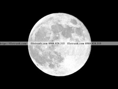 File ảnh tranh mat trang vu tru 552 (gốc) in standee