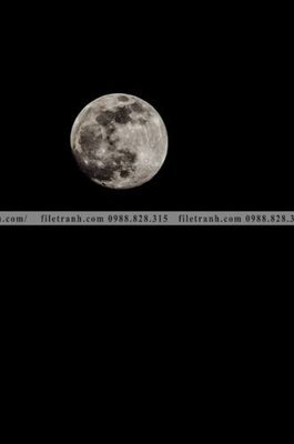 Tải file tranh mat trang vu tru 557 (gốc) in ấn ngay lập tức